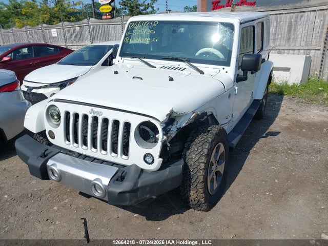 Продажа на аукционе авто 2018 Jeep Wrangler Unlimited Sahara, vin: 1C4BJWEG7JL825130, номер лота: 12664218
