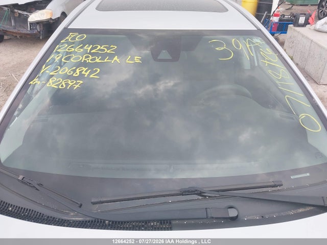Auction sale of the 2019 Toyota Corolla Le, vin: 2T1BURHEXKC206842, lot number: 12664252