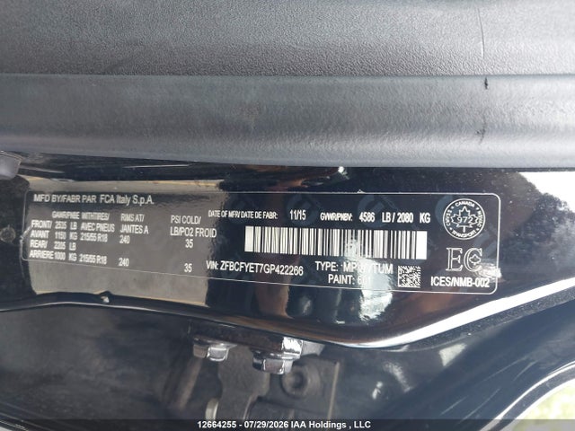 Fiat 500x Trekking Plus 2016 ZFBCFYET7GP422266 Image 19