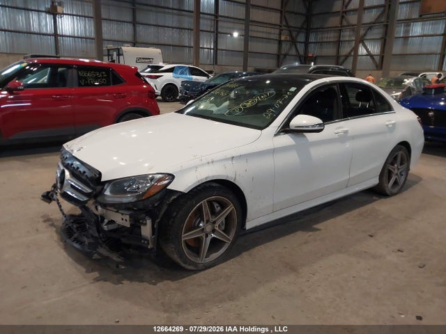 12664269 :رقم المزاد ، 55SWF4KB1GU172711 vin ، 2016 Mercedes-benz C 300 4matic مزاد بيع