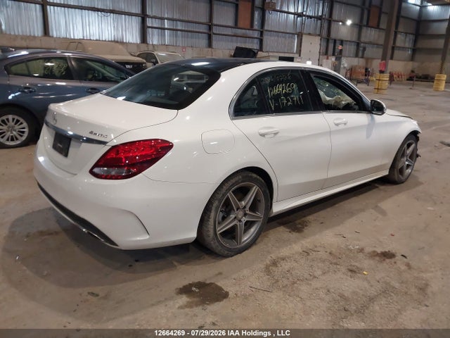 12664269 :رقم المزاد ، 55SWF4KB1GU172711 vin ، 2016 Mercedes-benz C 300 4matic مزاد بيع