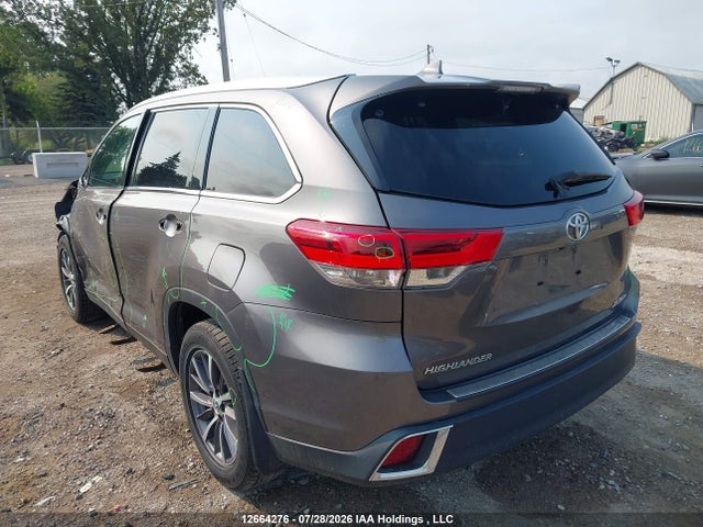 12664276 :رقم المزاد ، 5TDJZRFH1KS587689 vin ، 2019 Toyota Highlander Xle مزاد بيع
