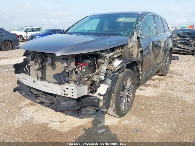 12664276 :رقم المزاد ، 5TDJZRFH1KS587689 vin ، 2019 Toyota Highlander Xle مزاد بيع
