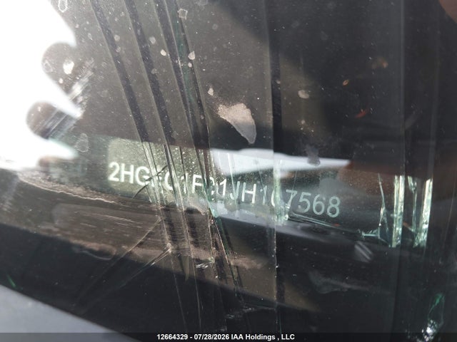 Продажа на аукционе авто 2018 Honda Civic Touring, vin: 2HGFC1F91JH107568, номер лота: 12664329