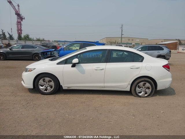 2013 Honda Civic Lx მანქანა იყიდება აუქციონზე, vin: 2HGFB2F48DH033681, აუქციონის ნომერი: 12664330