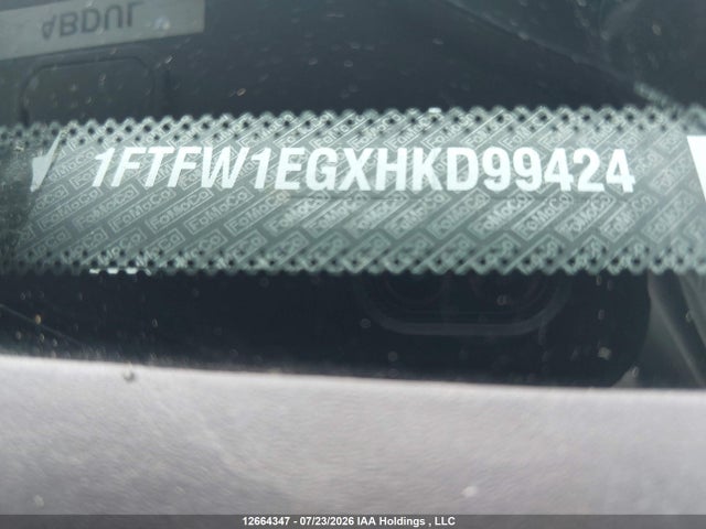 Aukcja sprzedaży 2017 Ford F150 Supercrew, vin: 1FTFW1EGXHKD99424, numer aukcji: 12664347
