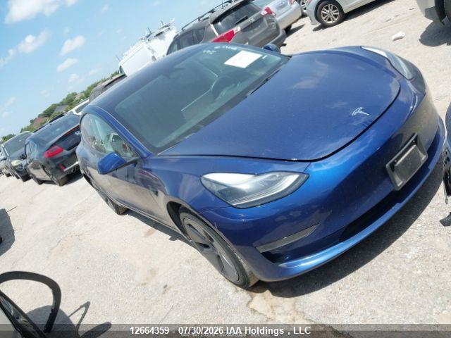 Продажа на аукционе авто 2023 Tesla Model 3 Rwd, vin: 5YJ3E1EA9PF480363, номер лота: 12664359