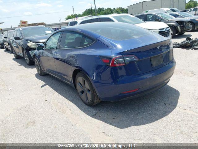 Продаж на аукціоні авто 2023 Tesla Model 3 Rwd, vin: 5YJ3E1EA9PF480363, номер лоту: 12664359