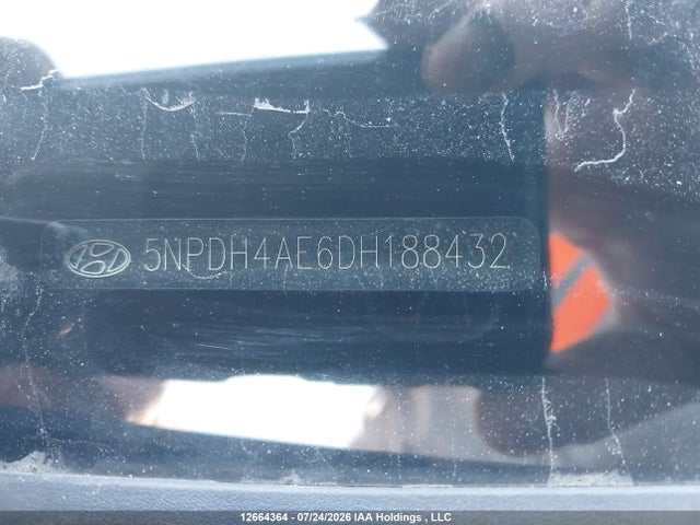 Aukcja sprzedaży 2013 Hyundai Elantra Gl, vin: 5NPDH4AE6DH188432, numer aukcji: 12664364