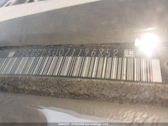 Продажа на аукционе авто 2007 Chevrolet Express G2500, vin: 1GCGG25U071196852, номер лота: 12664370