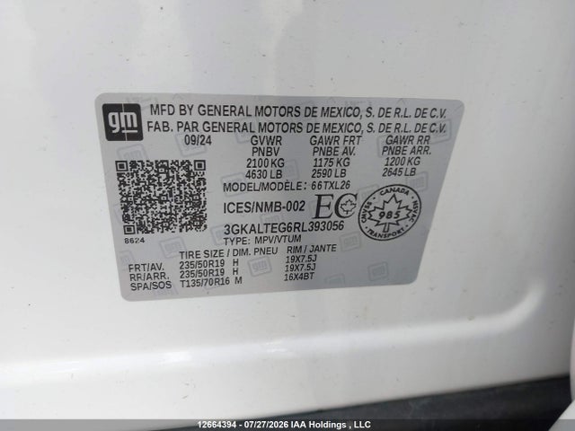 GMC Terrain Sle 2024 3GKALTEG6RL393056 Image 20