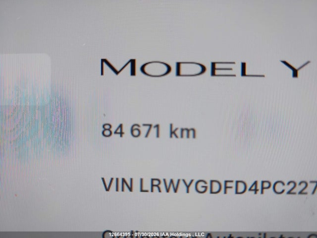 Tesla Model Y Rwd 2023 LRWYGDFD4PC227164 Image 16