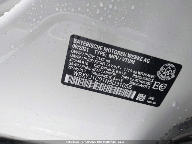 BMW X2 2022 WBXYJ1C01N5U31056 Image 20