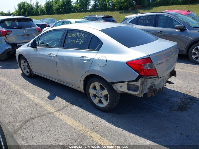2012 Honda Civic Ex მანქანა იყიდება აუქციონზე, vin: 2HGFB2F56CH011735, აუქციონის ნომერი: 12659283