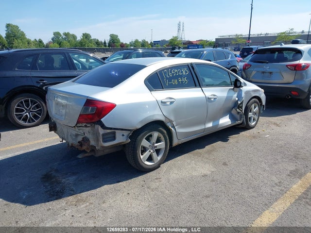 2012 Honda Civic Ex მანქანა იყიდება აუქციონზე, vin: 2HGFB2F56CH011735, აუქციონის ნომერი: 12659283