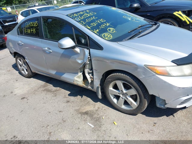 2012 Honda Civic Ex მანქანა იყიდება აუქციონზე, vin: 2HGFB2F56CH011735, აუქციონის ნომერი: 12659283