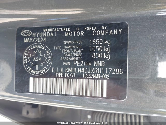 Продажа на аукционе авто 2024 Hyundai Elantra Hybrid Luxury, vin: KMHLN4DJXRU117286, номер лота: 12664454