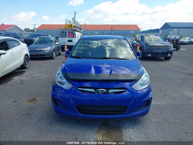 12657646 :رقم المزاد ، KMHCT5AE4CU037816 vin ، 2012 Hyundai Accent Gl مزاد بيع