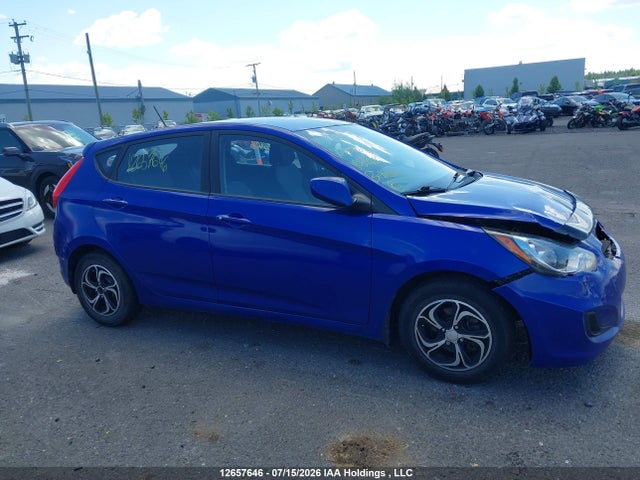 12657646 :رقم المزاد ، KMHCT5AE4CU037816 vin ، 2012 Hyundai Accent Gl مزاد بيع