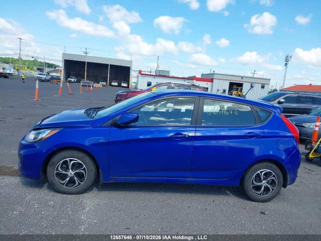 12657646 :رقم المزاد ، KMHCT5AE4CU037816 vin ، 2012 Hyundai Accent Gl مزاد بيع