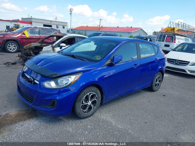 12657646 :رقم المزاد ، KMHCT5AE4CU037816 vin ، 2012 Hyundai Accent Gl مزاد بيع