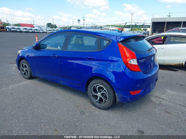 12657646 :رقم المزاد ، KMHCT5AE4CU037816 vin ، 2012 Hyundai Accent Gl مزاد بيع