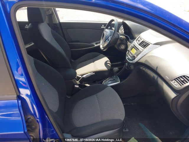 12657646 :رقم المزاد ، KMHCT5AE4CU037816 vin ، 2012 Hyundai Accent Gl مزاد بيع