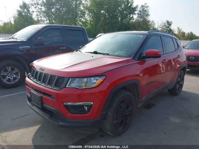12664459 :رقم المزاد ، 3C4NJDBB4JT307183 vin ، 2018 Jeep Compass Latitude مزاد بيع