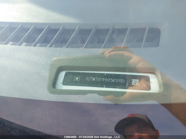 Продаж на аукціоні авто 2019 Gmc Savana G2500, vin: 1GTW7AFP1K1363985, номер лоту: 12664460