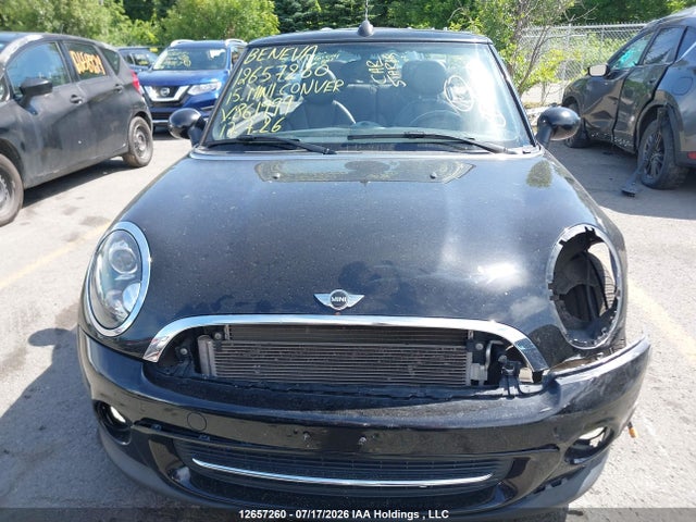 2015 Mini Convertible Cooper მანქანა იყიდება აუქციონზე, vin: WMWZN3C53FT861999, აუქციონის ნომერი: 12657260