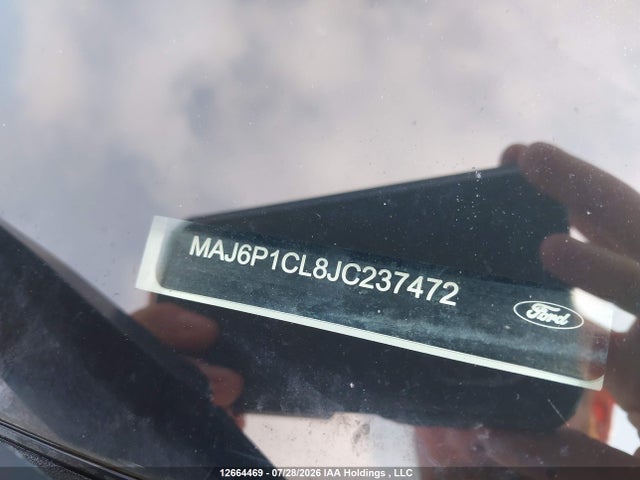 Продаж на аукціоні авто 2018 Ford Ecosport Ses, vin: MAJ6P1CL8JC237472, номер лоту: 12664469