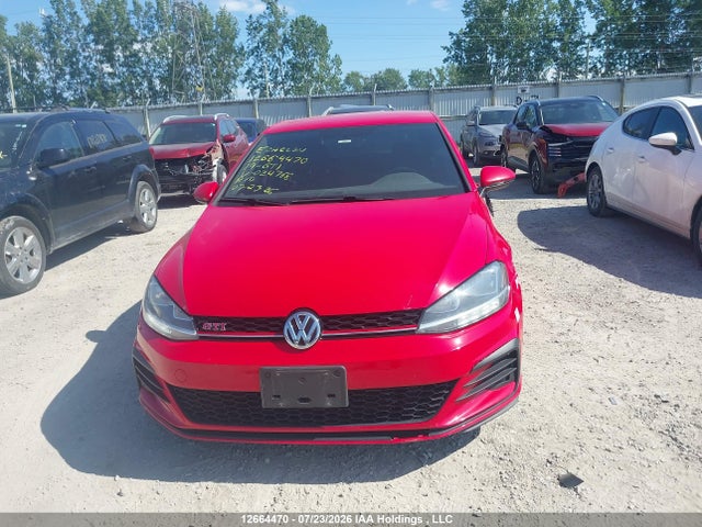 2019 Volkswagen Gti S/se/autobahn/rabbit Edition მანქანა იყიდება აუქციონზე, vin: 3VW6T7AU3KM024768, აუქციონის ნომერი: 12664470