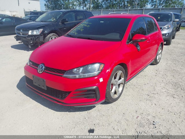 2019 Volkswagen Gti S/se/autobahn/rabbit Edition მანქანა იყიდება აუქციონზე, vin: 3VW6T7AU3KM024768, აუქციონის ნომერი: 12664470