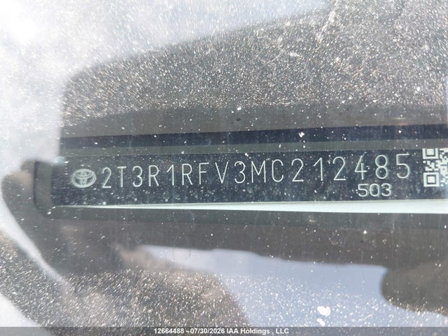 2T3R1RFV3MC212485 Toyota Rav4 Xle/xle Premium