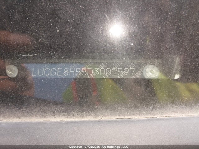 2013 Honda Fit Lx მანქანა იყიდება აუქციონზე, vin: LUCGE8H55D3002597, აუქციონის ნომერი: 12664500