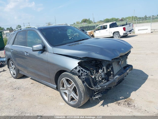 12664526 :رقم المزاد ، 4JGDA5GB6KB185502 vin ، 2019 Mercedes-benz Gle 400 4matic مزاد بيع