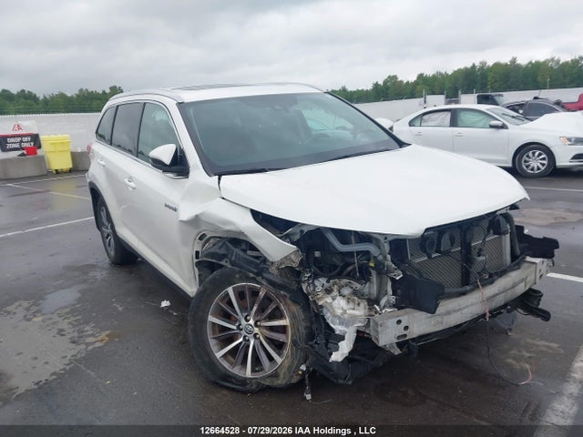 Auction sale of the 2019 Toyota Highlander Hybrid/xle, vin: 5TDJGRFH3KS072652, lot number: 12664528