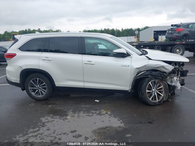 2019 Toyota Highlander Hybrid/xle მანქანა იყიდება აუქციონზე, vin: 5TDJGRFH3KS072652, აუქციონის ნომერი: 12664528