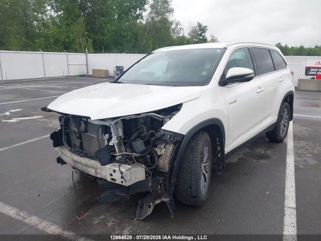 2019 Toyota Highlander Hybrid/xle მანქანა იყიდება აუქციონზე, vin: 5TDJGRFH3KS072652, აუქციონის ნომერი: 12664528