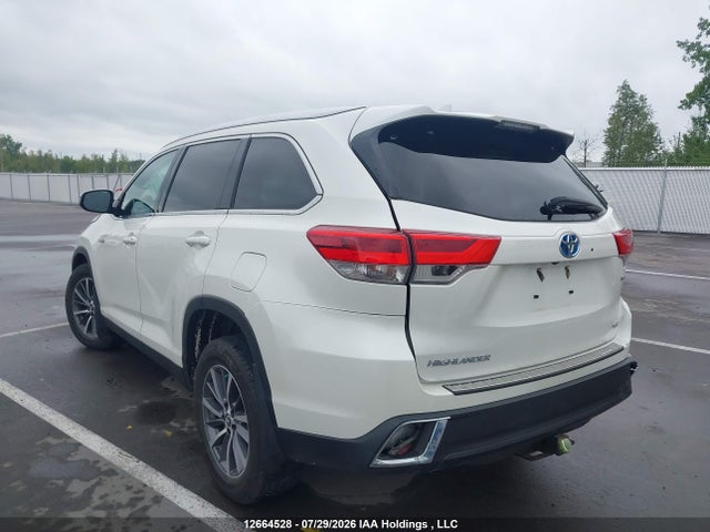 2019 Toyota Highlander Hybrid/xle მანქანა იყიდება აუქციონზე, vin: 5TDJGRFH3KS072652, აუქციონის ნომერი: 12664528