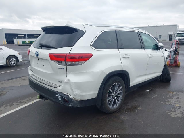 2019 Toyota Highlander Hybrid/xle მანქანა იყიდება აუქციონზე, vin: 5TDJGRFH3KS072652, აუქციონის ნომერი: 12664528