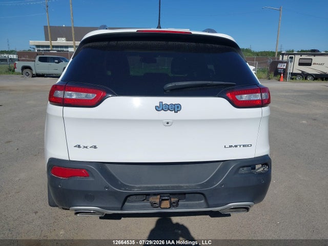 12664535 :رقم المزاد ، 1C4PJMDS4HD225203 vin ، 2017 Jeep Cherokee Limited مزاد بيع