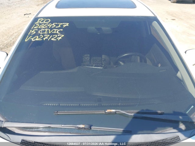 Продажа на аукционе авто 2015 Honda Civic, vin: 2HGFB2F52FH027127, номер лота: 12664537