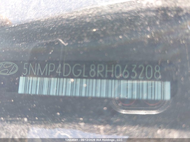 12664541 :رقم المزاد ، 5NMP4DGL8RH063208 vin ، 2024 Hyundai Santa Fe Limited مزاد بيع