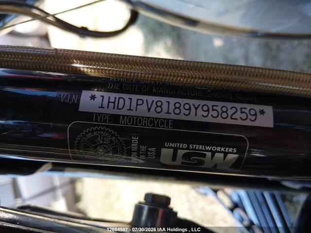 Aukcja sprzedaży 2009 Harley-davidson Fltrse3, vin: 1HD1PV8189Y958259, numer aukcji: 12664587