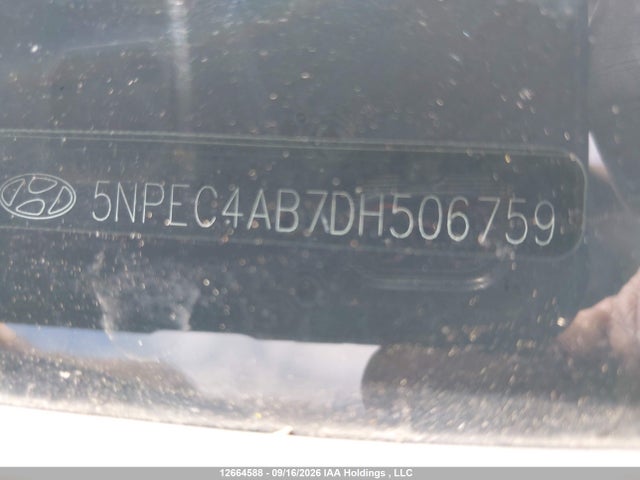 Продаж на аукціоні авто 2013 Hyundai Sonata, vin: 5NPEC4AB7DH506759, номер лоту: 12664588