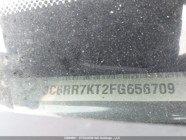 12664601 :رقم المزاد ، 3C6RR7KT2FG656709 vin ، 2015 Ram 1500 St مزاد بيع