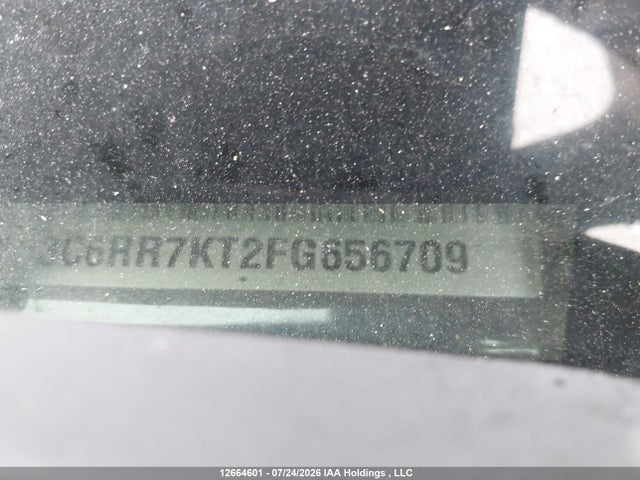 12664601 :رقم المزاد ، 3C6RR7KT2FG656709 vin ، 2015 Ram 1500 St مزاد بيع