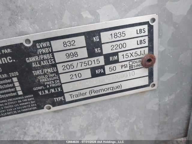 Gregory Ttma 100 Trailer 2021 4S93A2412LH089610 Image 9