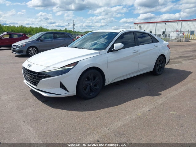 12664631 :رقم المزاد ، KMHLM4AG2NU315527 vin ، 2022 Hyundai Elantra Preferred Ivt With Sun And Tech Package مزاد بيع